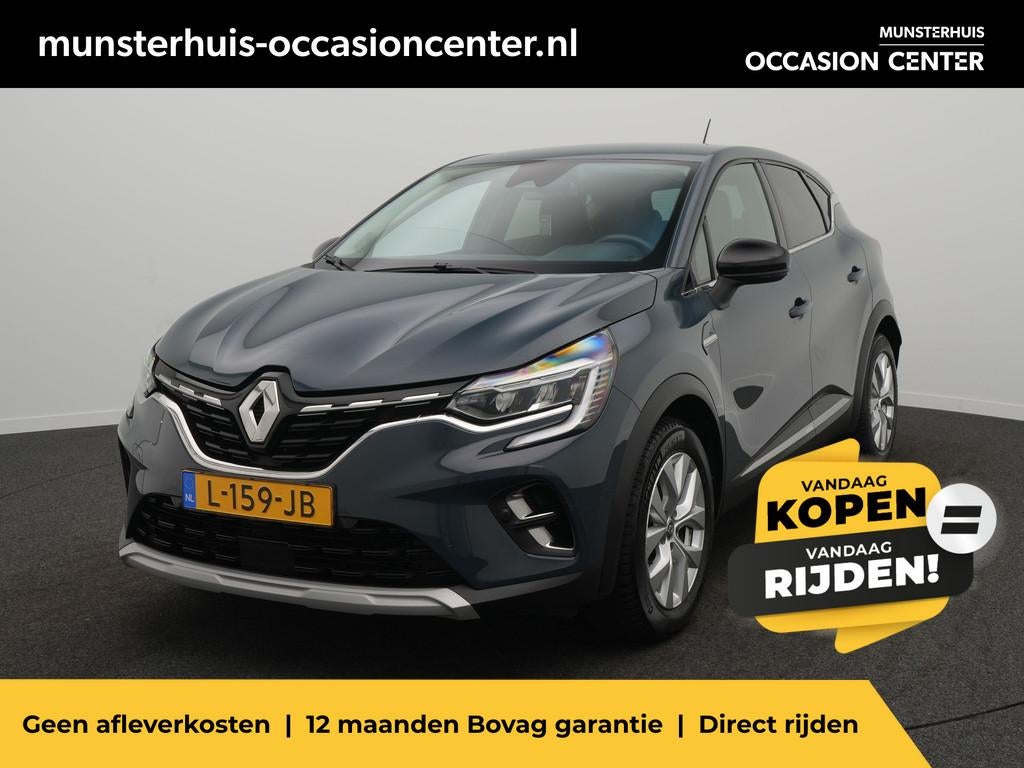 Renault Captur TCe 100 Bi-Fuel Intens - Occasion Lease vanaf, Auto's, Voorwielaandrijving, 12 maanden, Gebruikt, Blauw