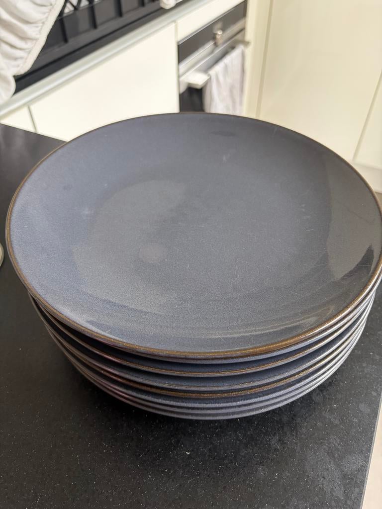 8 Casa Mesa dinerborden, Gebruikt, Keramiek, Ophalen of Verzenden, Bord(en)