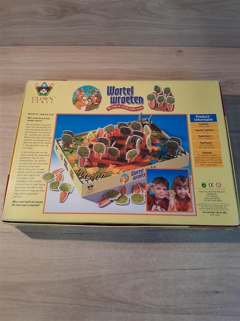 Wortel Wroeten - s6091, Hobby en Vrije tijd, Gezelschapsspellen | Bordspellen, Verzenden, Zo goed als nieuw