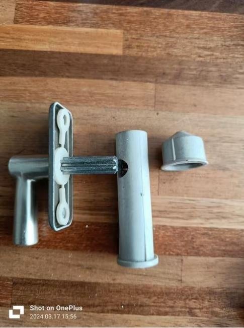 Nemef Raamgrendel + Cilinderslot veiligheidsknopcilinder, Doe-het-zelf en Verbouw, Hang- en Sluitwerk, Ophalen of Verzenden, Nieuw