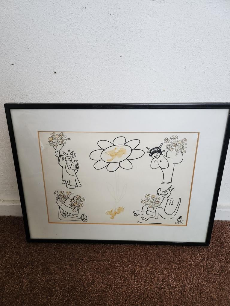 2 werken Dik Bruynesteyn, Ophalen of Verzenden