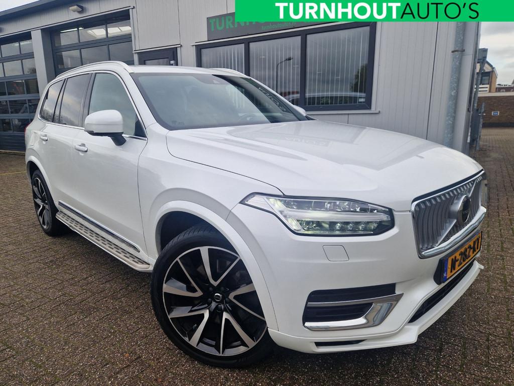 Volvo XC90 T8 Recharge AWD Inscript. Exclusive Luchtvering |, Gebruikt, 4 cilinders, 7 stoelen, Wit