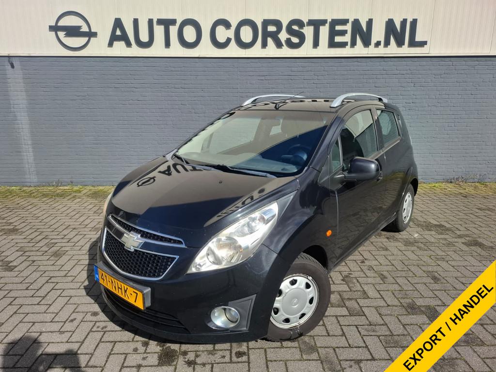 Chevrolet Spark 1.0i-16V LS Bi-Fuel 5Drs Airco Stuurbekracht, Auto's, Voorwielaandrijving, Euro 5, Zwart, 4 cilinders