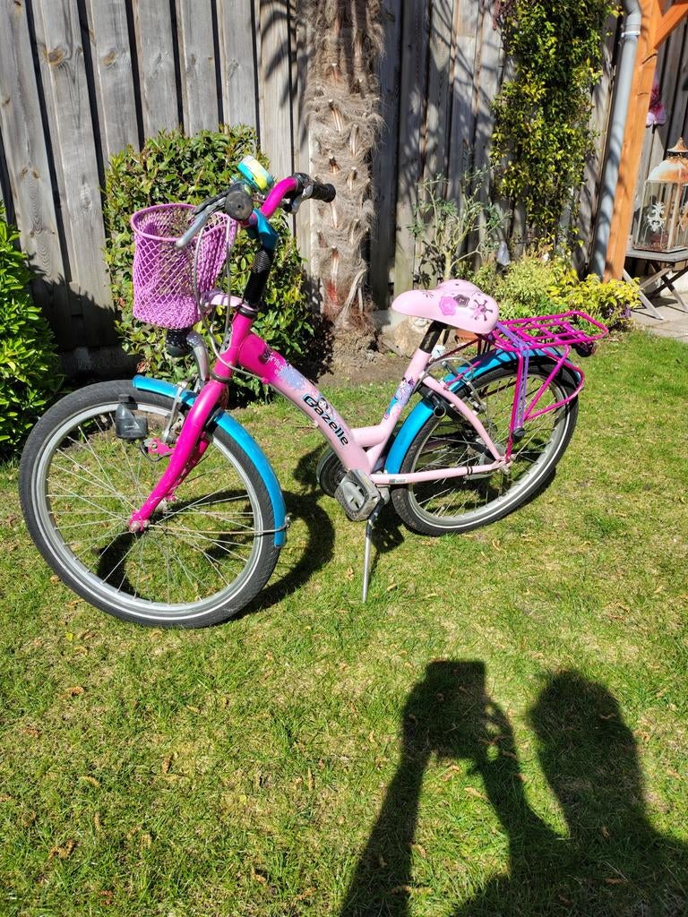 Meisjesfiets 24 inch Gazelle 3 versnellingen., Ophalen of Verzenden, Gebruikt, 24 inch, Versnellingen