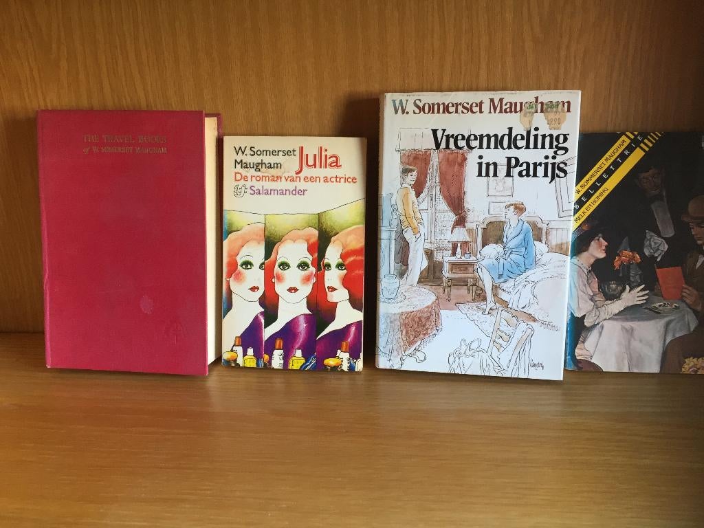 W.Somerset Maugham: 4 boeken oa Vreemdeling in Parijs, Ophalen of Verzenden, Gelezen, W.Somerset Maugham, Europa overig