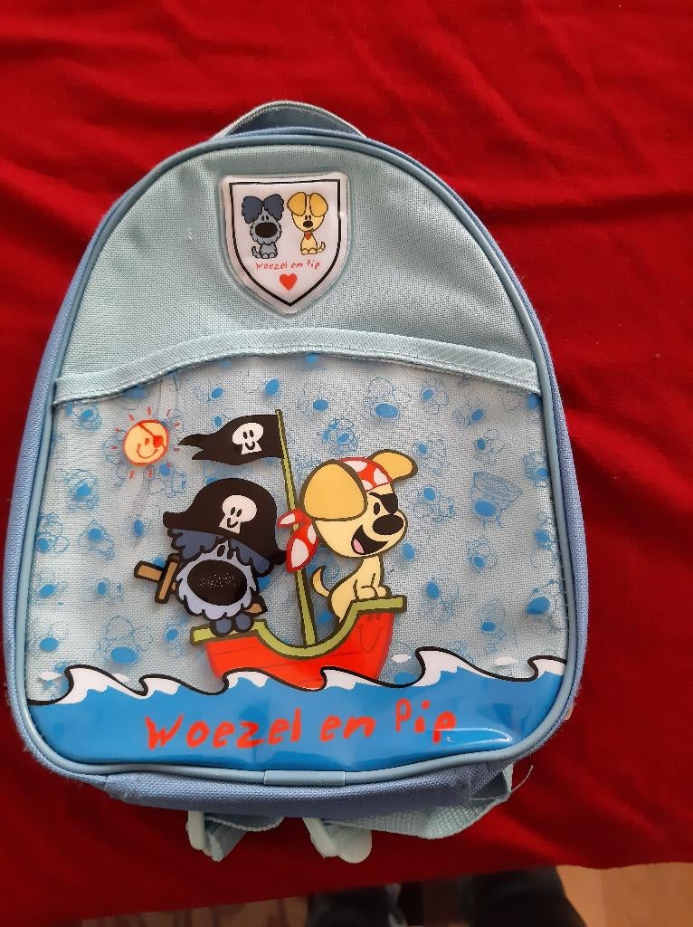 Rugtasje Woezel en Pip, Minder dan 30 cm, Ophalen of Verzenden, Zo goed als nieuw, Leer