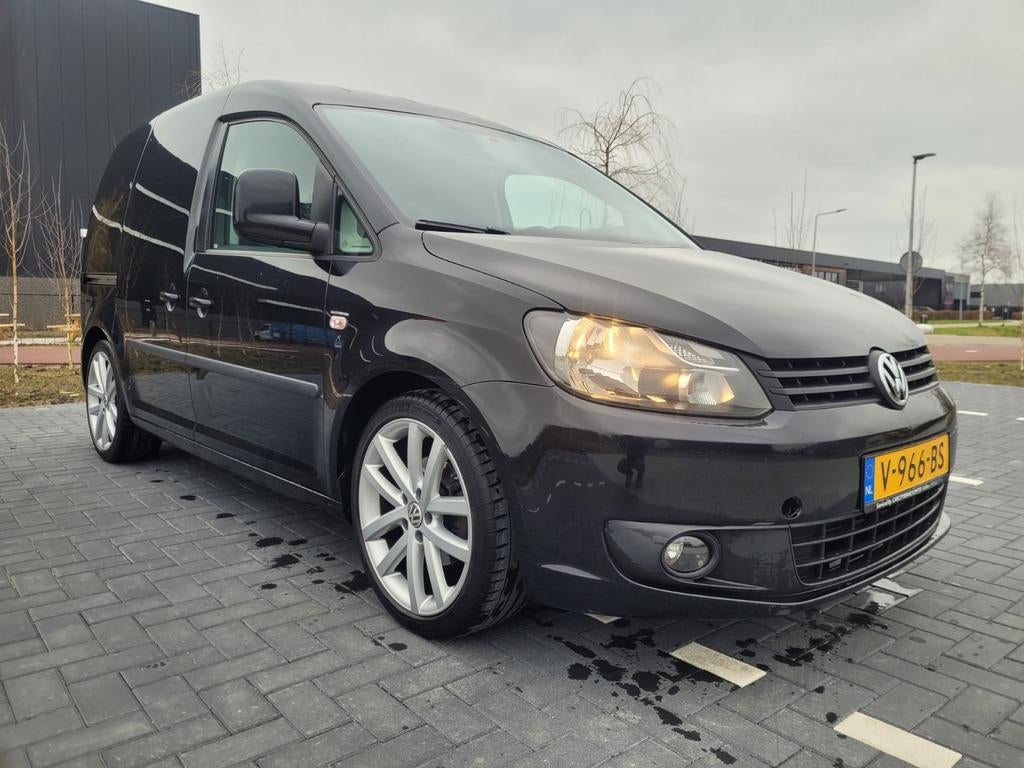 Volkswagen Caddy 1.6 D 75KW 2011, Voorwielaandrijving, Volkswagen, Leder en Stof, Zwart