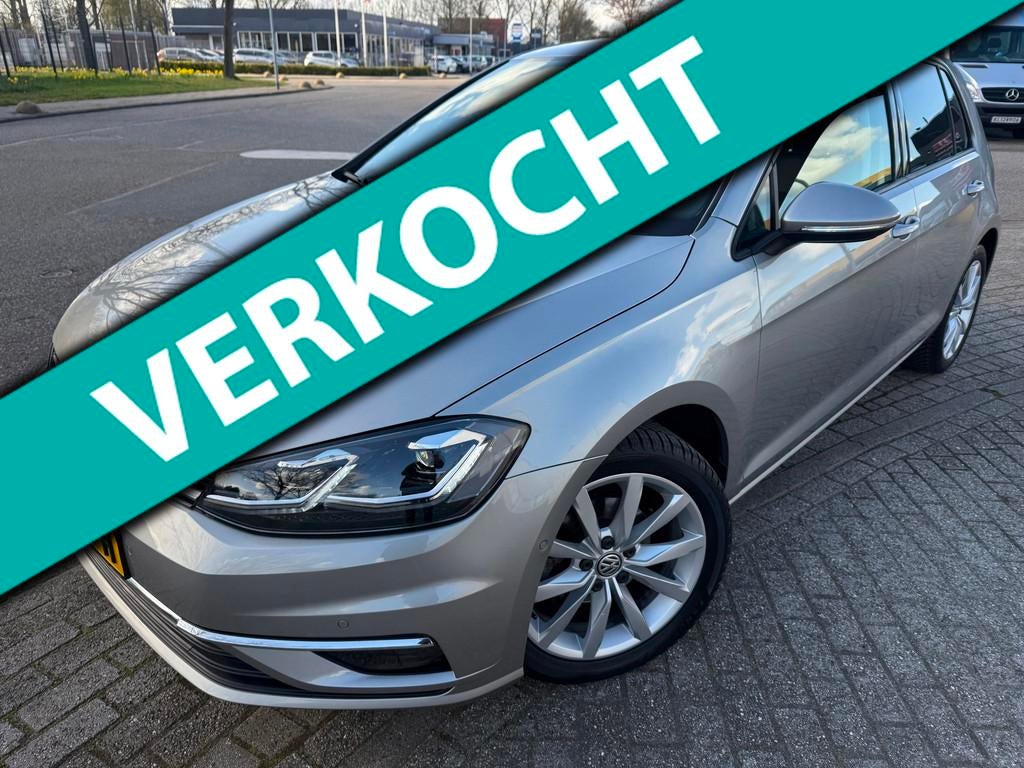 Volkswagen Golf 1.0 TSI 2018 DSG HIGH-LINE LED ACC KEYLESS N, Met garantie (alle), Origineel Nederlands, Bedrijf, Golf