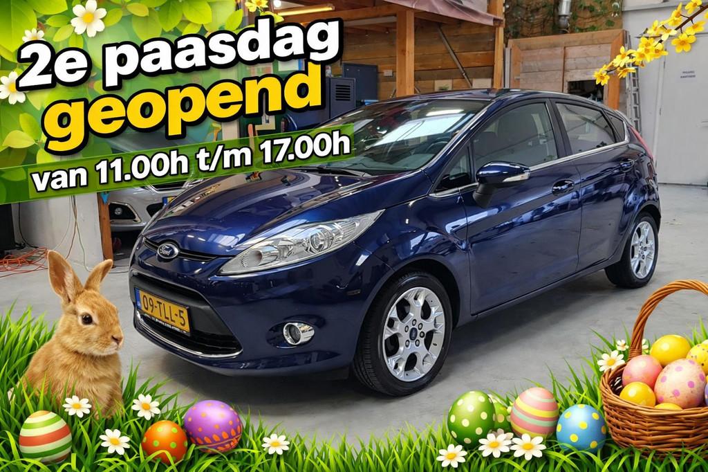 Ford Fiesta 1.25 Titanium Clima, Bluetooth, NAP, Cruisecontr, Voorwielaandrijving, Stof, 1242 cc, 4 cilinders