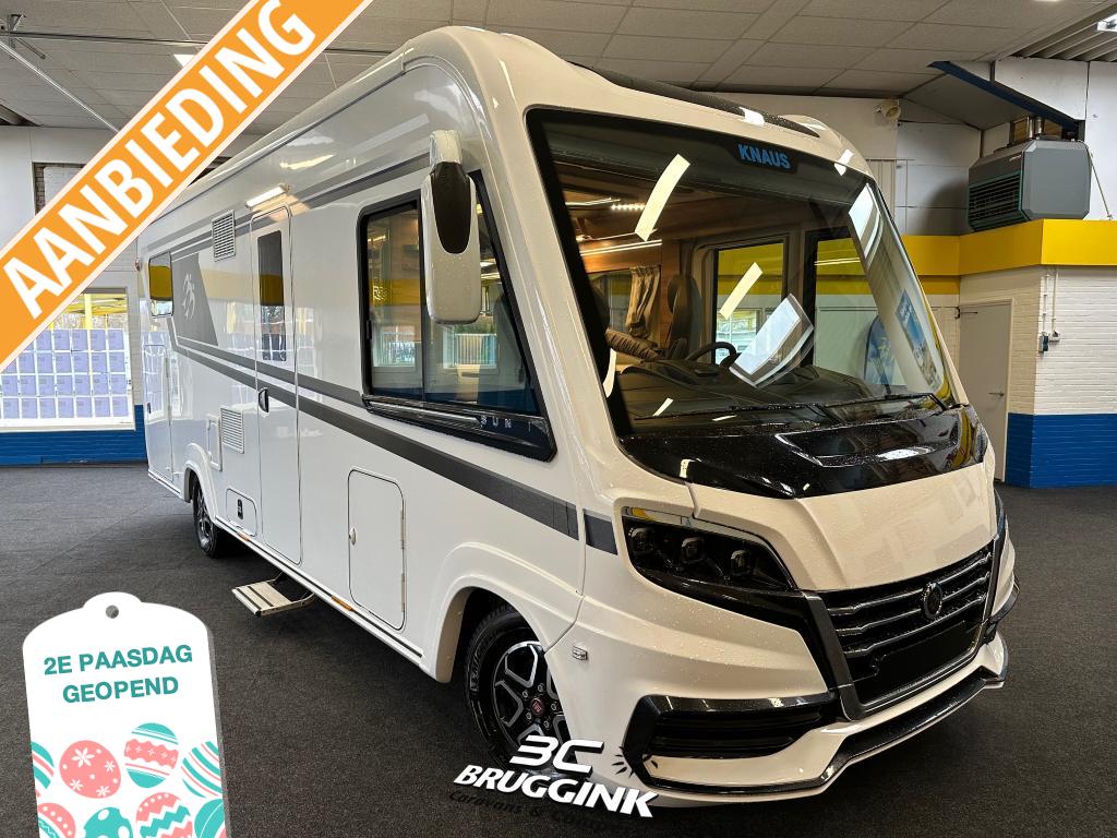 Knaus Sun I 700 LEG, Caravans en Kamperen, Campers, Hagelvast dak, Fiat, Bedrijf, Diesel