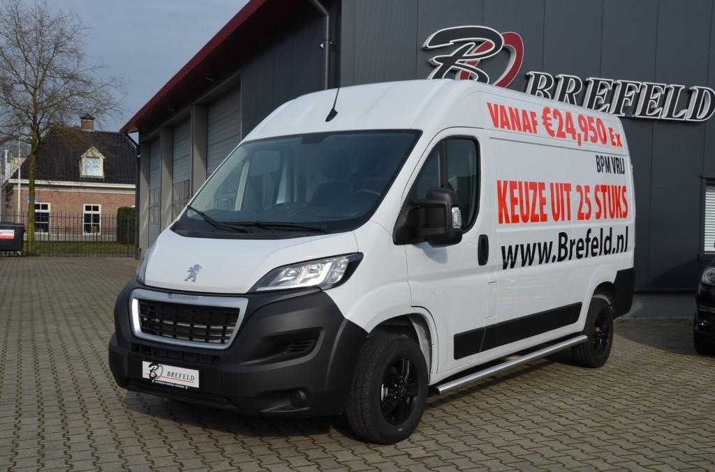 Peugeot BOXER 2.2 Blue HDI L2H2  120PK NIEUW NIEUW. **BPM VR, Huisgarantie, Met garantie (alle), Parkeersensor, Wit