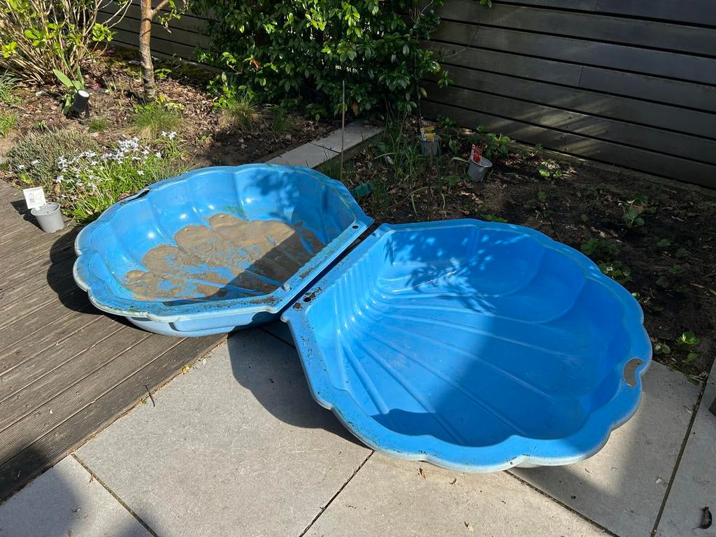 Zandbak schelp, Kinderen en Baby's, Speelgoed | Buiten | Zandbakken, Ophalen, Gebruikt