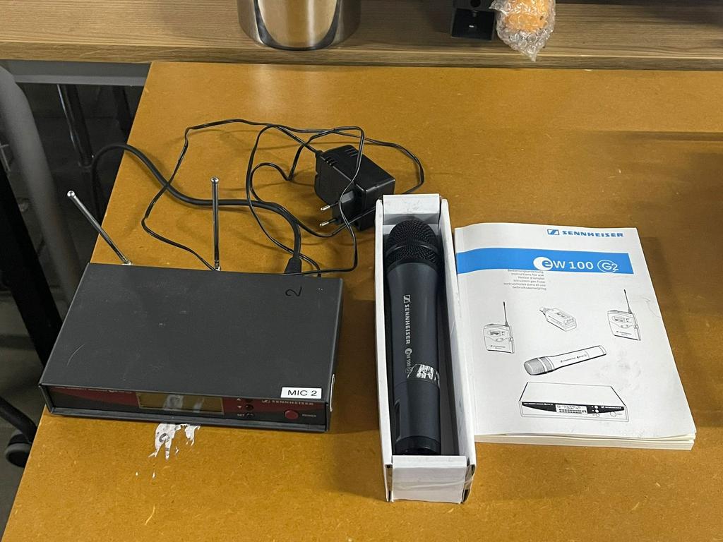 Sennheiser ew100 G2 Microfoon, Muziek en Instrumenten, Microfoons, Ophalen, Gebruikt, Sennheiser, Zangmicrofoon