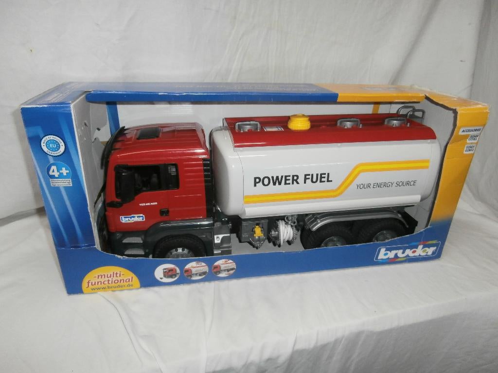 Bruder MAN TGA Power Fuel tankauto in doos, Ophalen, Zo goed als nieuw