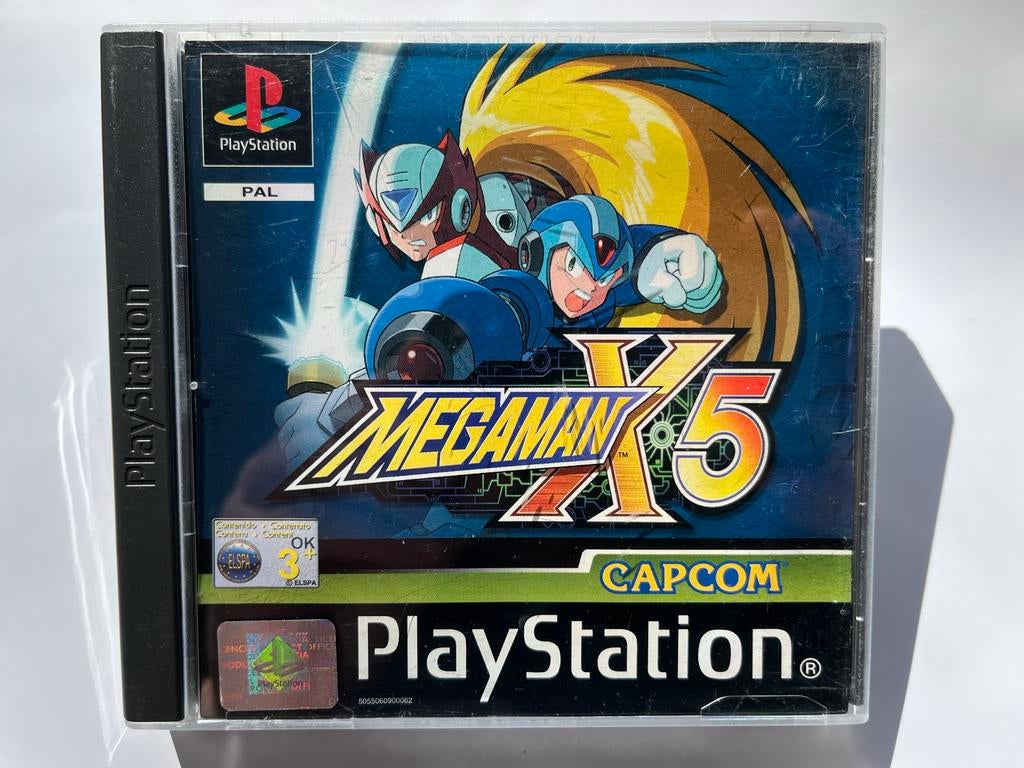 Mega Man X5 PlayStation 1, Spelcomputers en Games, Avontuur en Actie, Gebruikt, T, Ophalen of Verzenden