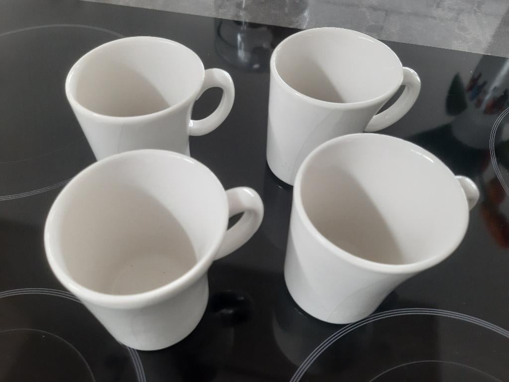 4 stuks - Senseo mokken, Huis en Inrichting, Keuken | Servies, Ophalen, Zo goed als nieuw, Overige stijlen, Kop(pen) en/of Schotel(s)