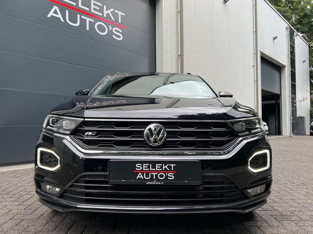 Volkswagen T-Roc 2.0 TSI 4-Motion 3x R-Line DSG Virtual/Pano, Automaat, Gebruikt, 1984 cc, Zwart