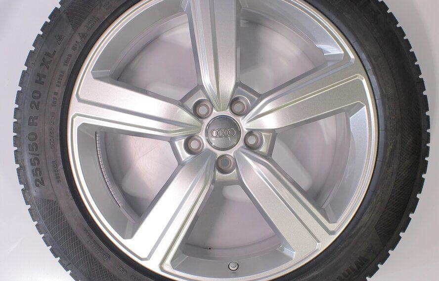 Orginele Audi E-tron Q8 velgen zilver – nette staat, Ophalen, 255 mm, Velg(en), 20 inch