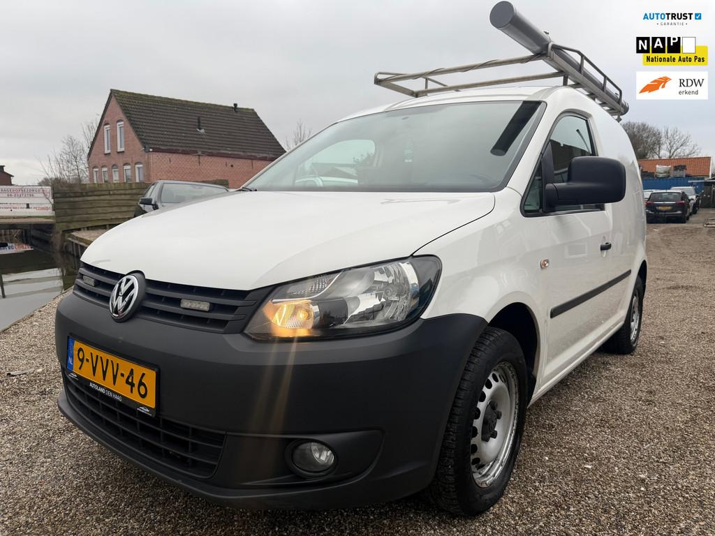 Volkswagen Caddy 2.0 Ecofuel Camera Trekhaak Airco Dakrail B, Auto's, Bestelauto's, Voorwielaandrijving, Euro 5, Gebruikt, 4 cilinders