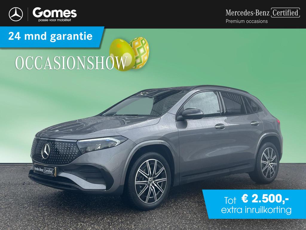 Mercedes-Benz EQA 250+ AMG | Night Pakket | Panoramadak | 36, 15 min, Stof, Zwart, Parkeercamera