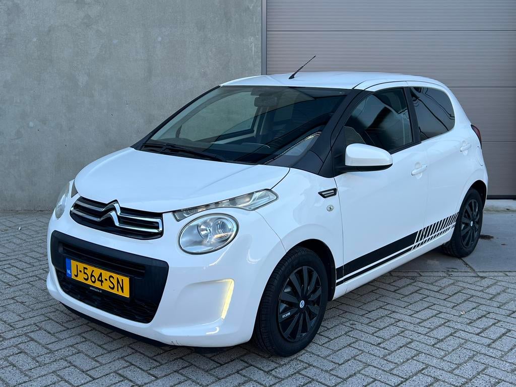 Nette Citroen C1 1.0 69PK Vti 5-Deurs / Airco / Apk / 2014!, Stof, 4 stoelen, C1, Wit