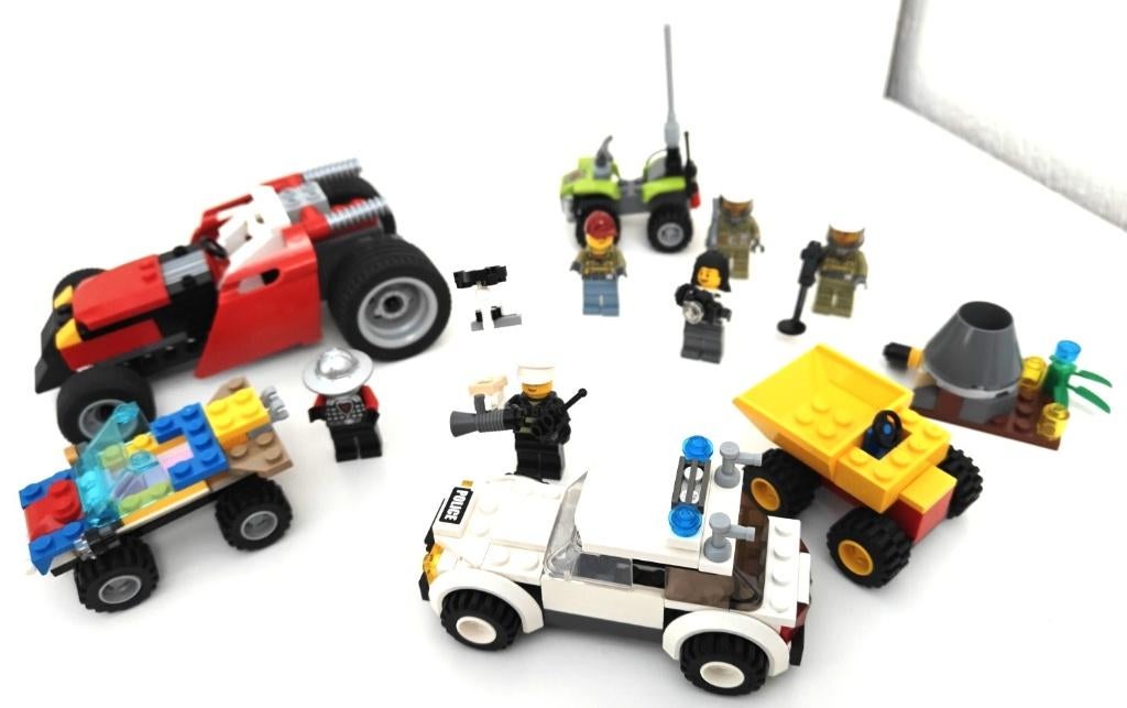 Verschillende Lego: incl. 6 poppetjes!, Ophalen of Verzenden, Zo goed als nieuw, Lego