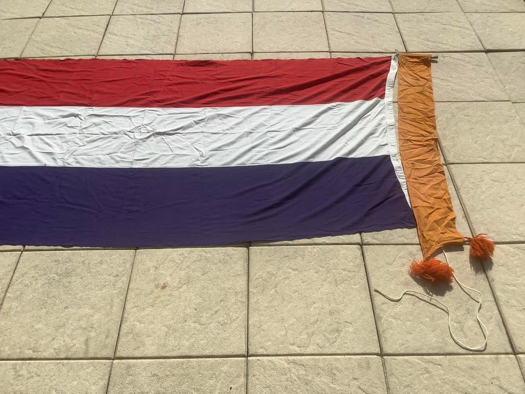 Oude grote Nederlandse vlag, Ophalen of Verzenden, Gebruikt