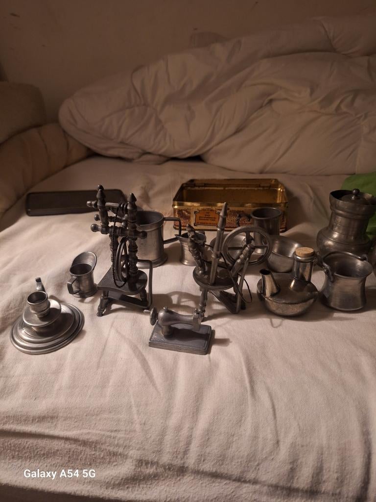 Mooie tinnen items, Antiek en Kunst, Antiek | Tin, Ophalen of Verzenden
