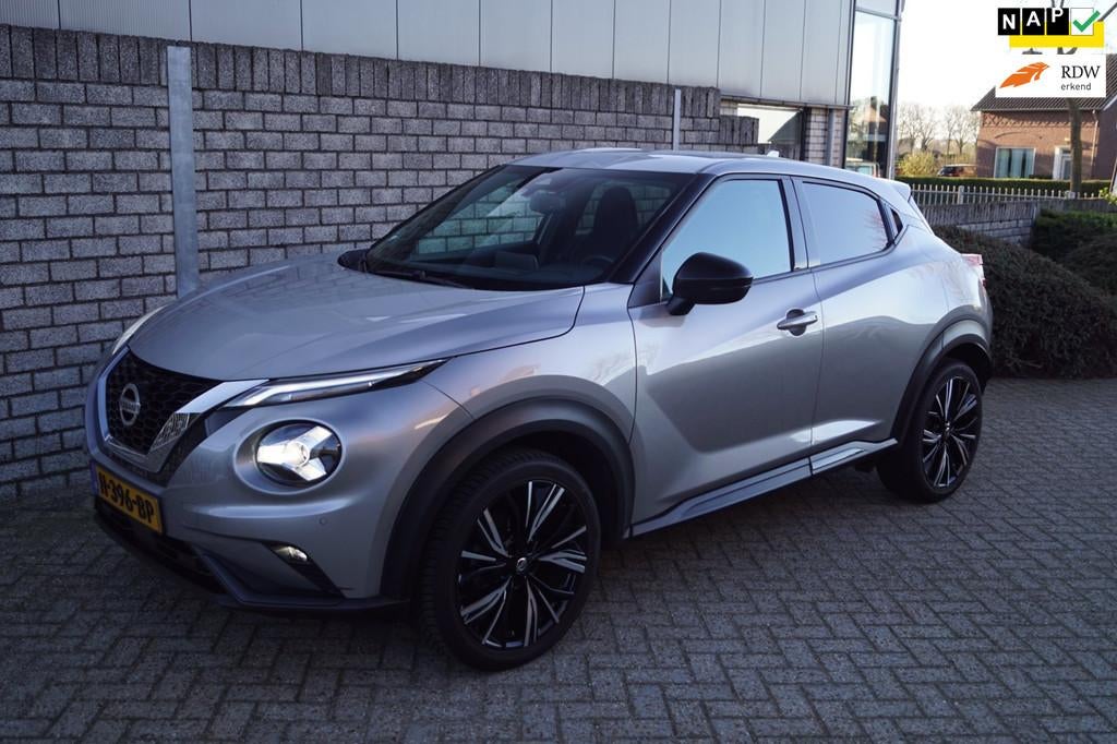 Nissan Juke 1.0 DIG-T N-Connecta Navi Camera Clima Apple Car, Auto's, Nissan, Bedrijf, Te koop, Juke, ABS, Achteruitrijcamera