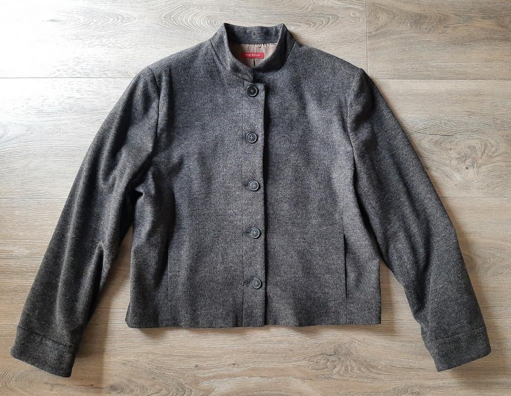 The Barn bruin/grijs jasje maat 42, Ophalen of Verzenden, Zo goed als nieuw, Maat 42/44 (L), Bruin