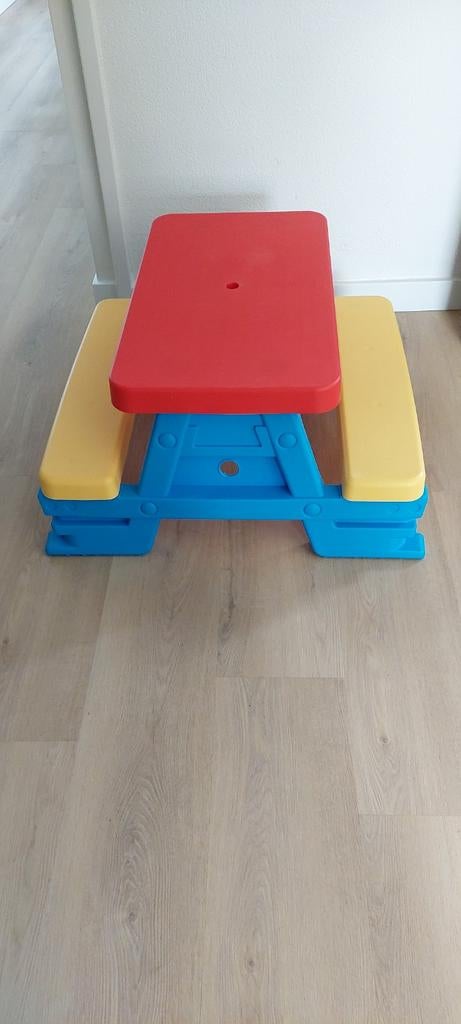 Dolu Multicor kinder picknick tafel, Ophalen, Zo goed als nieuw, Kunststof