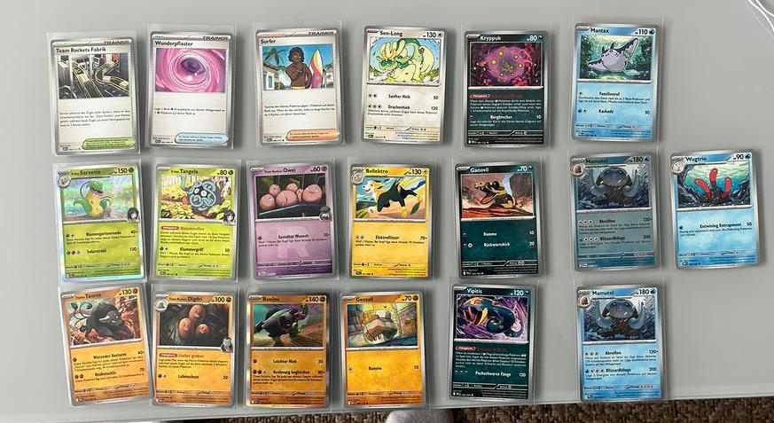 Pokemon kaarten duits, Ophalen of Verzenden, Zo goed als nieuw