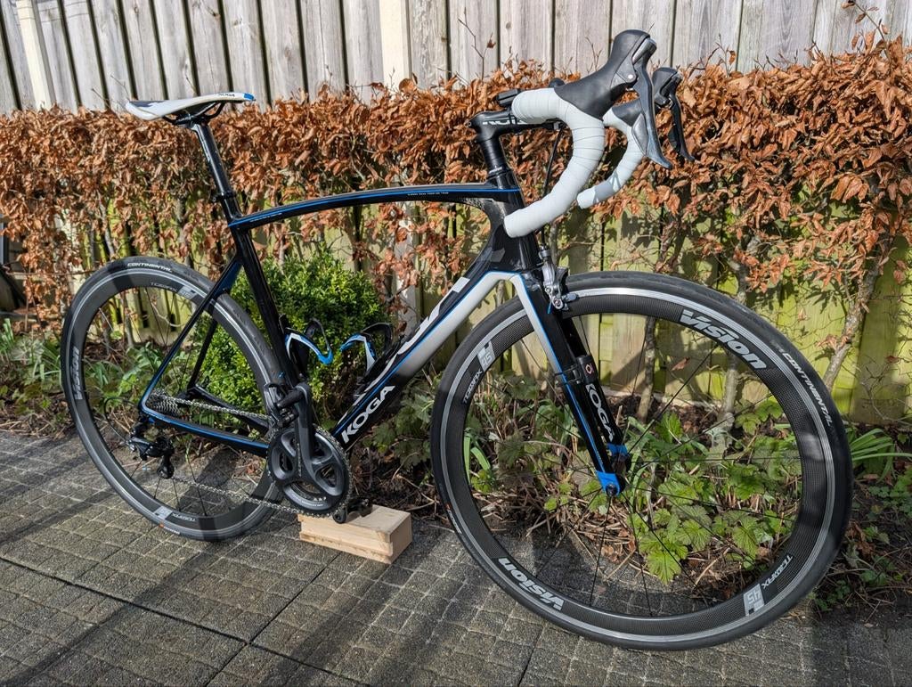 Koga Kimera Road Prestige Team 56cm Vision wheels!, Ophalen, 28 inch, Gebruikt, Carbon