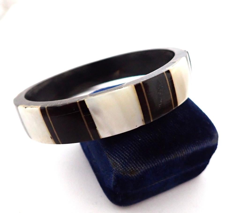 Armband, been en parelmoer, Sieraden, Tassen en Uiterlijk, Armbanden, Verzenden, Zo goed als nieuw, Overige kleuren, Overige materialen