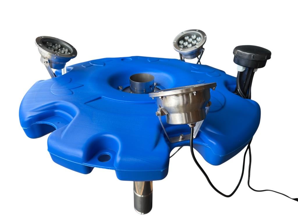 Prachtige fontein van 300 cm breed. vijverbeluchter, Ophalen of Verzenden, Nieuw, Vijverpomp