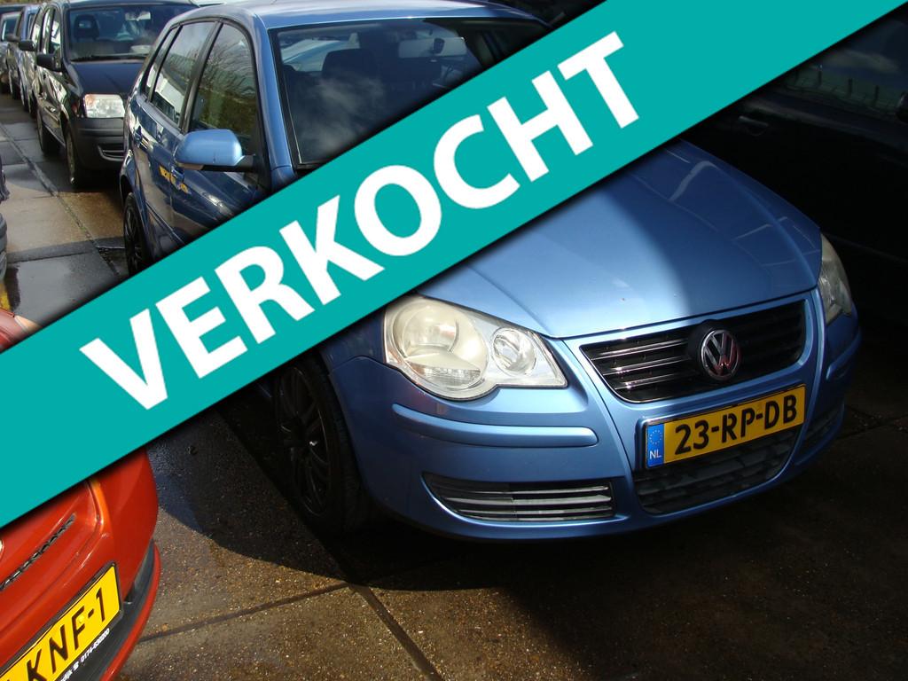 Volkswagen Polo 1.2-12V Optive st bekr 5 drs airco elek pak, Voorwielaandrijving, 540 kg, Blauw, 1198 cc