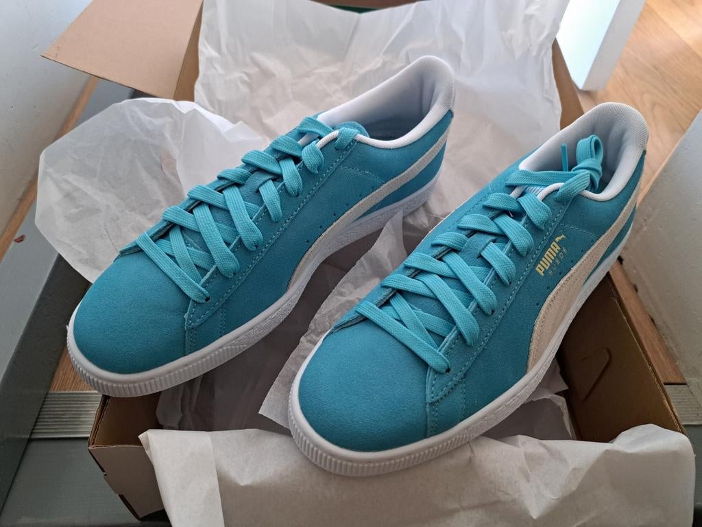 Nieuwe Puma x Maersk sneakers - Maat 45, Puma, Blauw, Nieuw, Ophalen of Verzenden