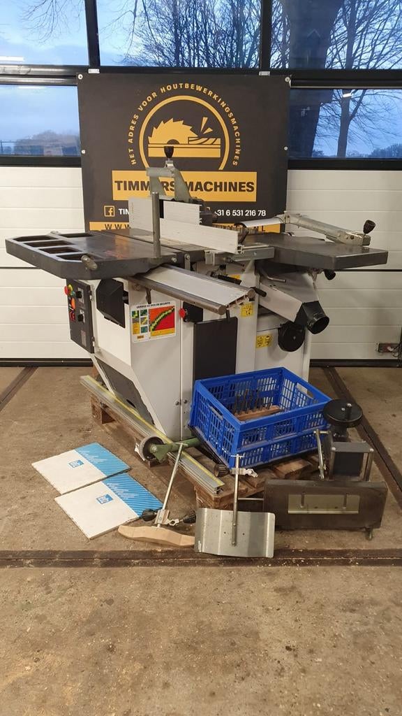 Robland combinatiemachine 5-1 CE geremd 1e eigenaar bomvol, Ophalen of Verzenden, 1200 watt of meer, Afkortzaag, 70 mm of meer