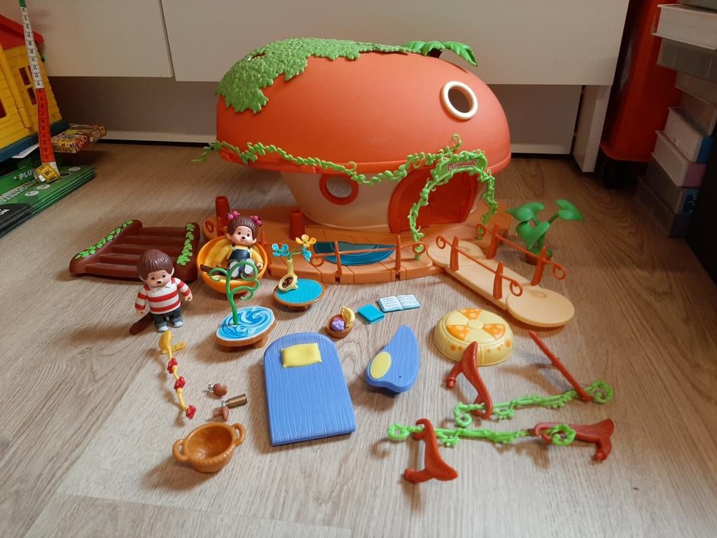 Monchhichi huis met spulletjes, Ophalen of Verzenden