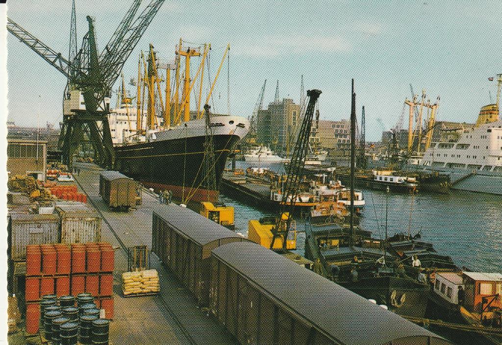 Rotterdam Havengezicht, Ophalen of Verzenden, 1960 tot 1980, Ongelopen, Zuid-Holland