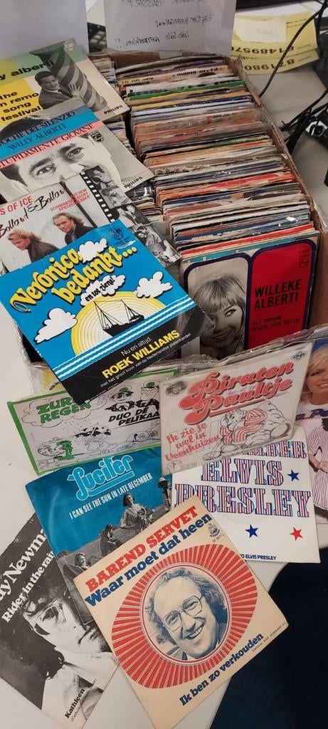 Ca. 300 Vinyl Singles Jaren 70/80 - NL & Engelstalig, Cd's en Dvd's, Vinyl Singles, Gebruikt, 7 inch, Single, Ophalen of Verzenden