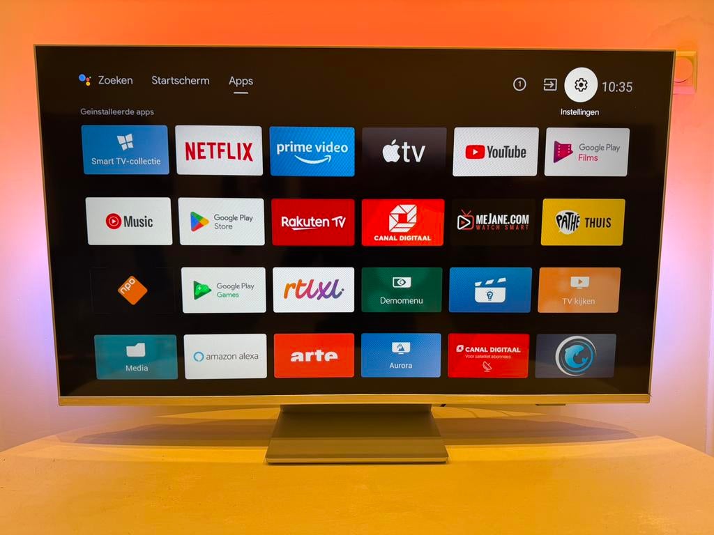 Philips 43 inch Ambilight 4k android tv uit 2023, Philips, 50 Hz, Ophalen of Verzenden, Zo goed als nieuw