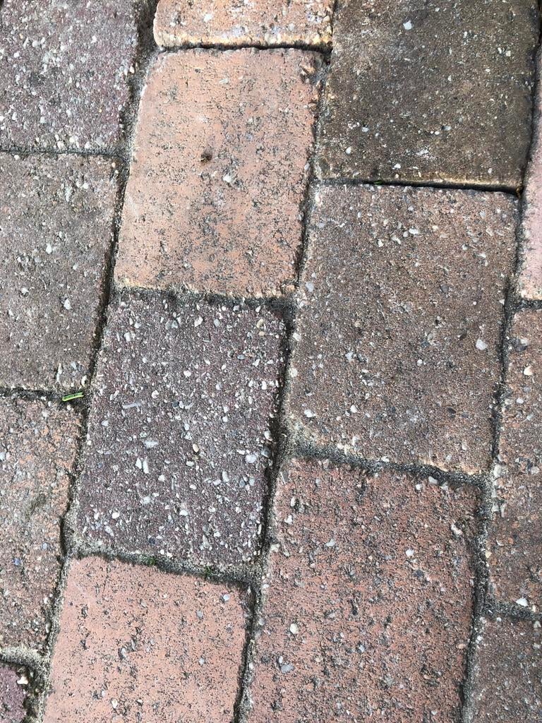 Koppelstone stenen rood/geel 150x200, Tuin en Terras, Tegels en Klinkers, Ophalen, Gebruikt, Overige typen, 10 m² of meer