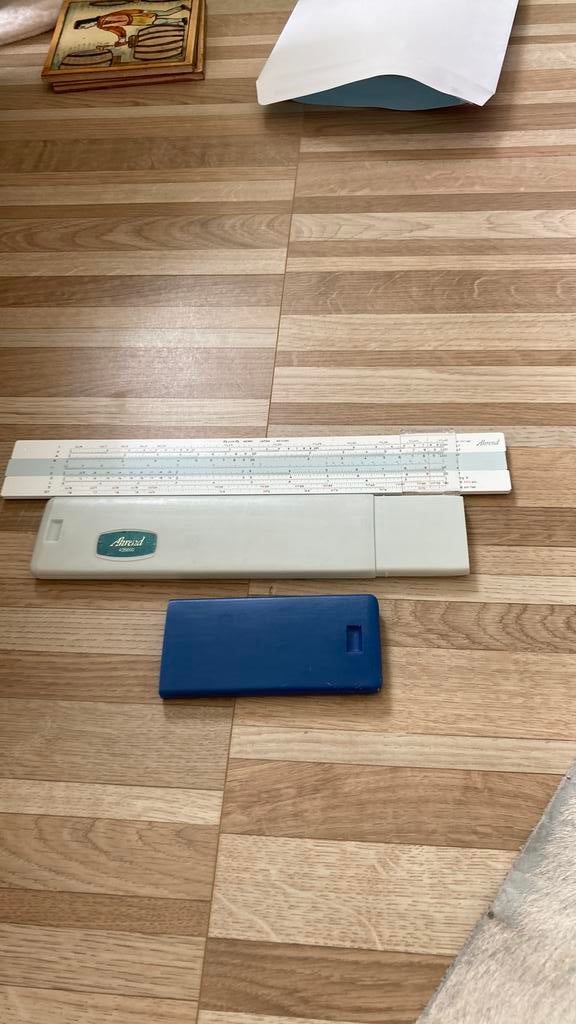 Ahrend rekenliniaal, Ophalen