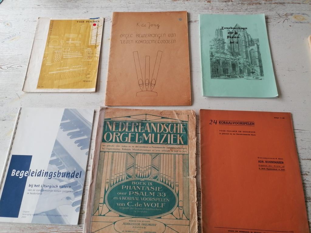 Orgelmuziek Bundel: Psalmen, Koraalbewerkingen en meer, Ophalen of Verzenden