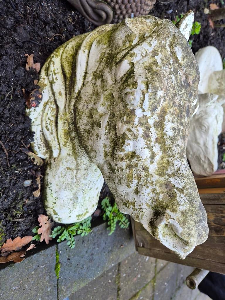 Paard paardenhoofd paardenkop, Tuin en Terras, Tuinbeelden, Ophalen, Gebruikt