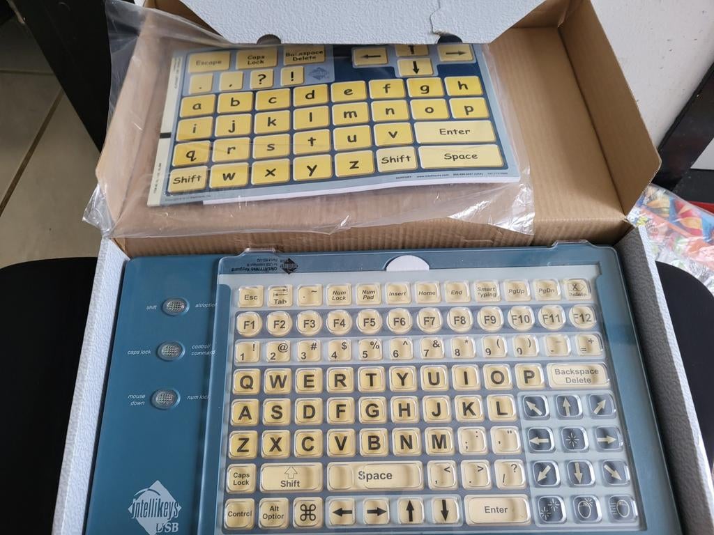 Intellikeys USB Toetsenbord, Computers en Software, Toetsenborden, Zo goed als nieuw, Ophalen of Verzenden