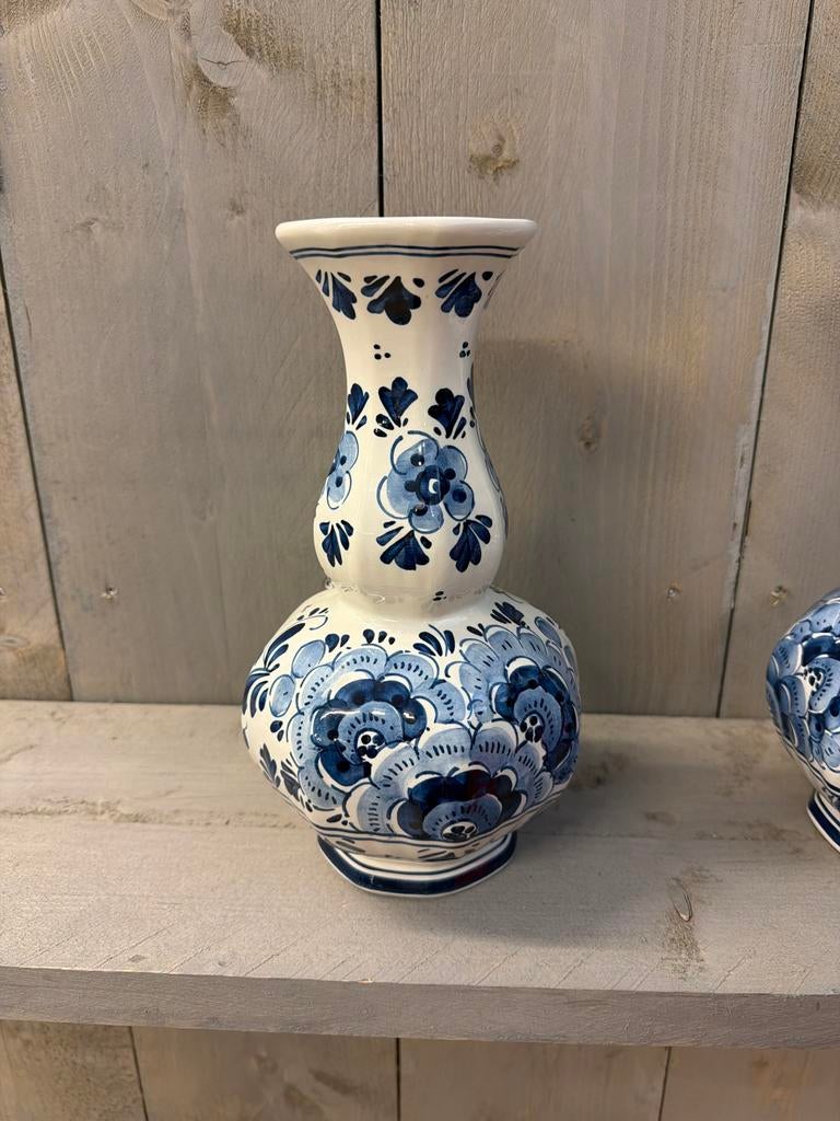 Delfts Blauwe Vaas - Handgeschilderd, Ophalen
