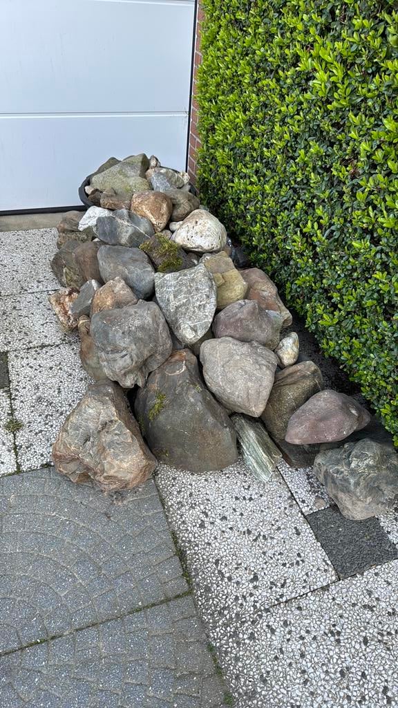 Maaskeien. “ Gratis ophalen”, Tuin en Terras, Grind, Keien en Split, Ophalen of Verzenden, Gebruikt, Kei