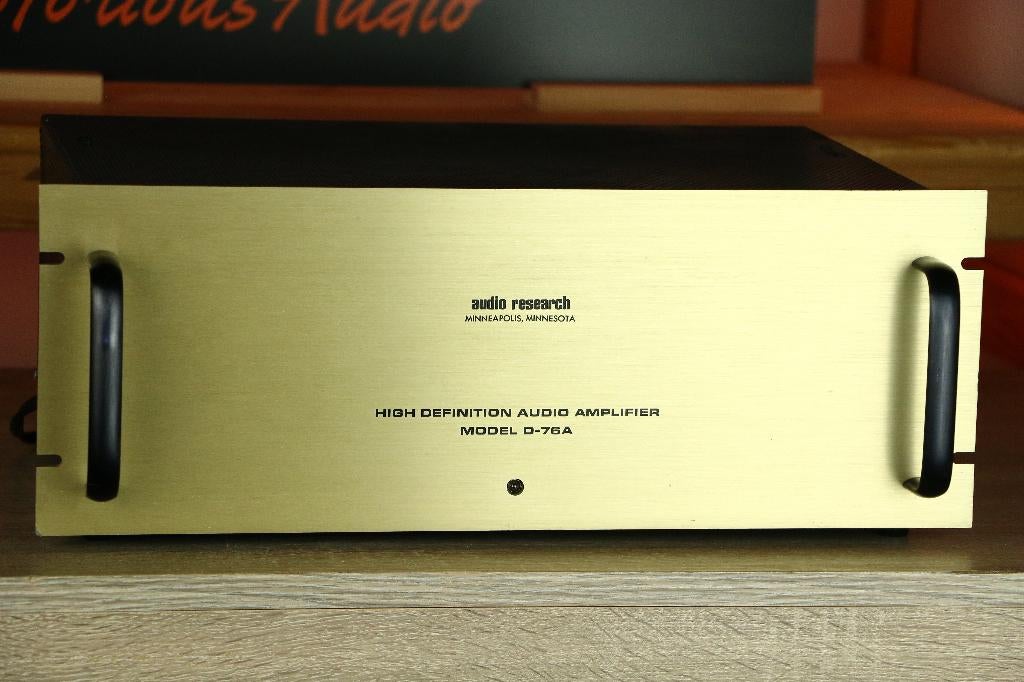 Audio Research D-76A / D 76 GeC 6550 NOS. Perfect service., Audio, Tv en Foto, Buizenversterkers, Versterker, Ophalen of Verzenden